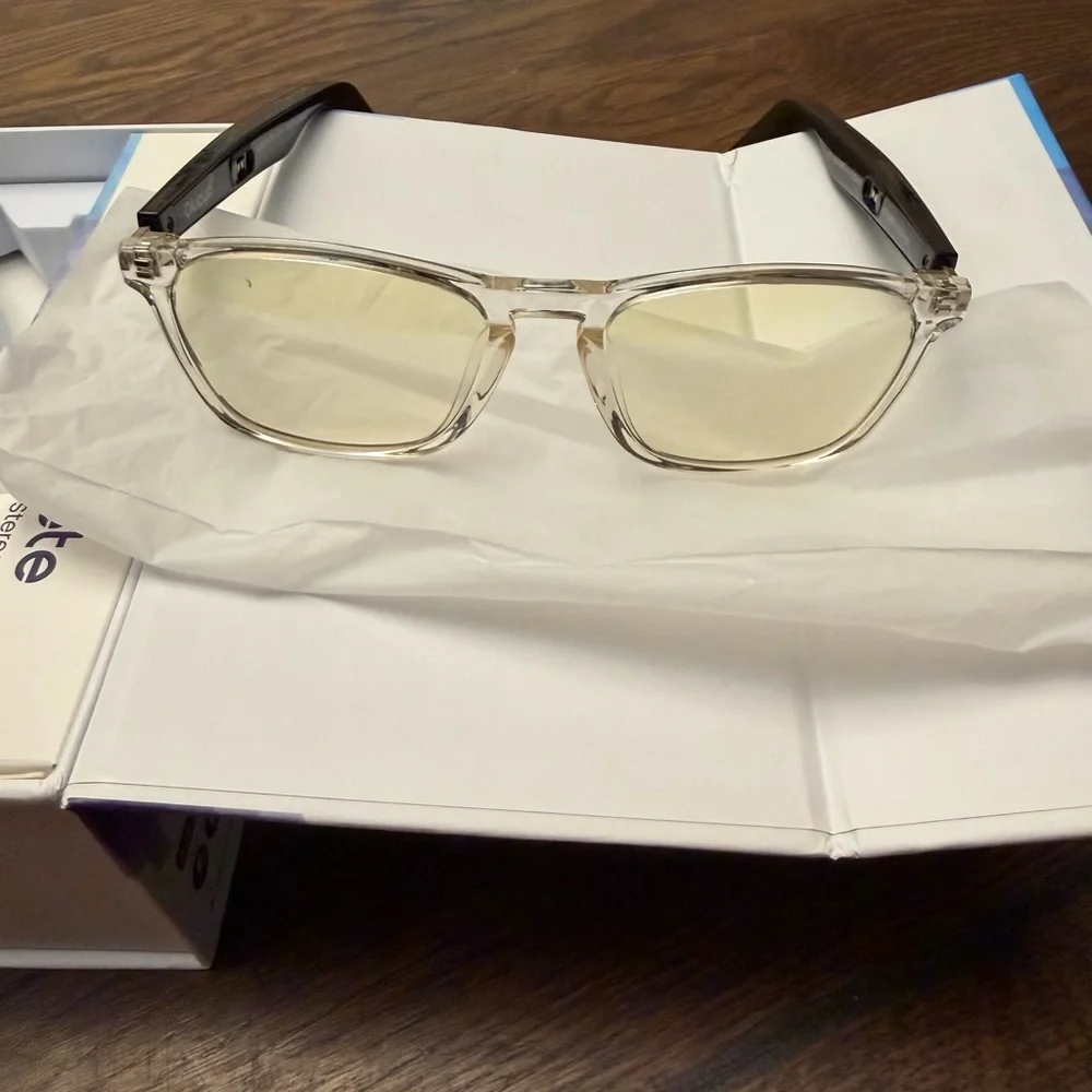 New Lucyd Lyte Eclipse Blue Light E-Glasses - Bluetooth Smartglasses